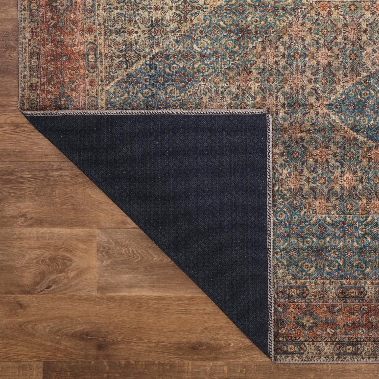 Keen Home Design 2x12 Rug - Machine Washable Runner Rug with Non-Slip Backing, Ideal for Hallway