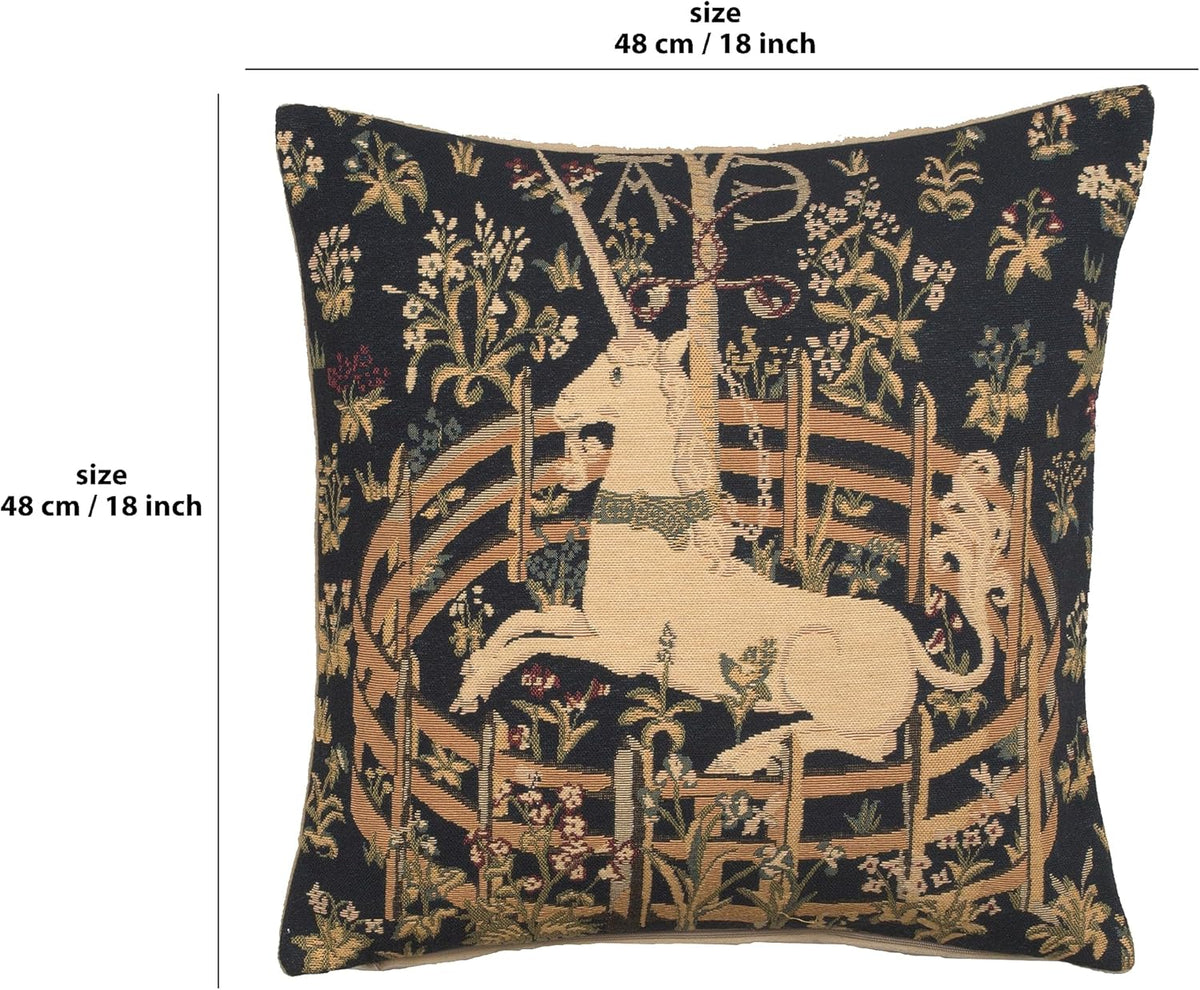 Charlotte Home Furnishings Decorative Pillow Covers for Couch 18X18 in Unicorn Throw Pillow Covers