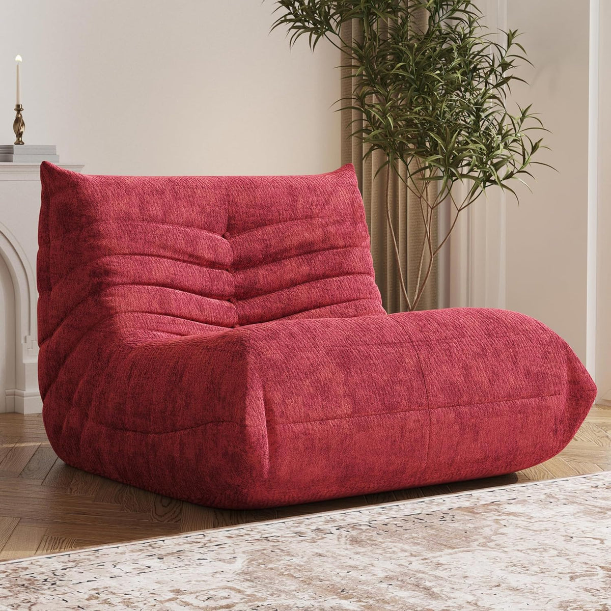 Bean Bag Chair, Fireside Chair Bean Bag Sofa Large Bean Bag Chair for Adults, Bean Bag Chairs for