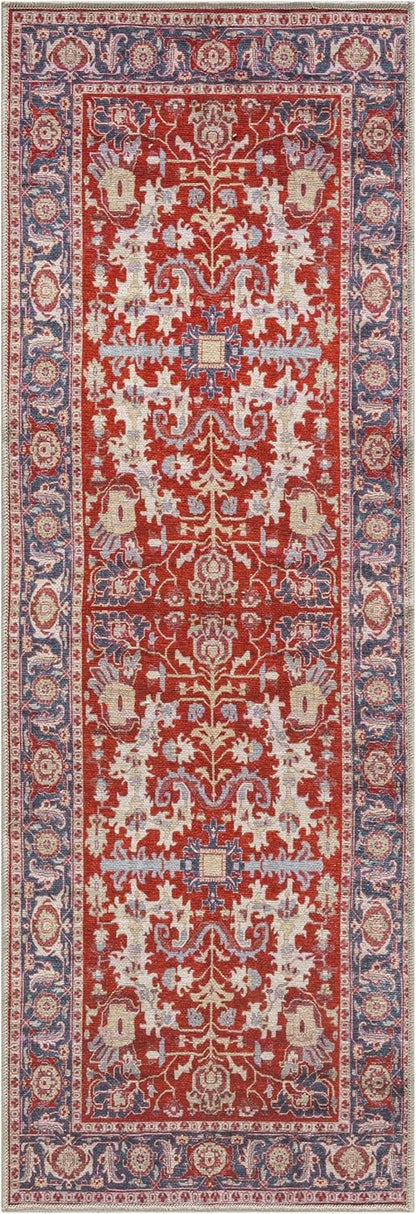 Keen Home Design 2x12 Rug - Machine Washable Runner Rug with Non-Slip Backing, Ideal for Hallway