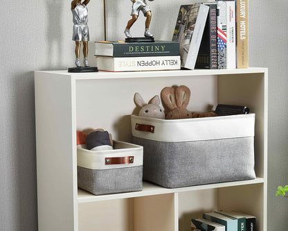 DECOMOMO Storage Bins Fabric Storage Baskets for Shelves, Linen Closet Organization Toys Nursery