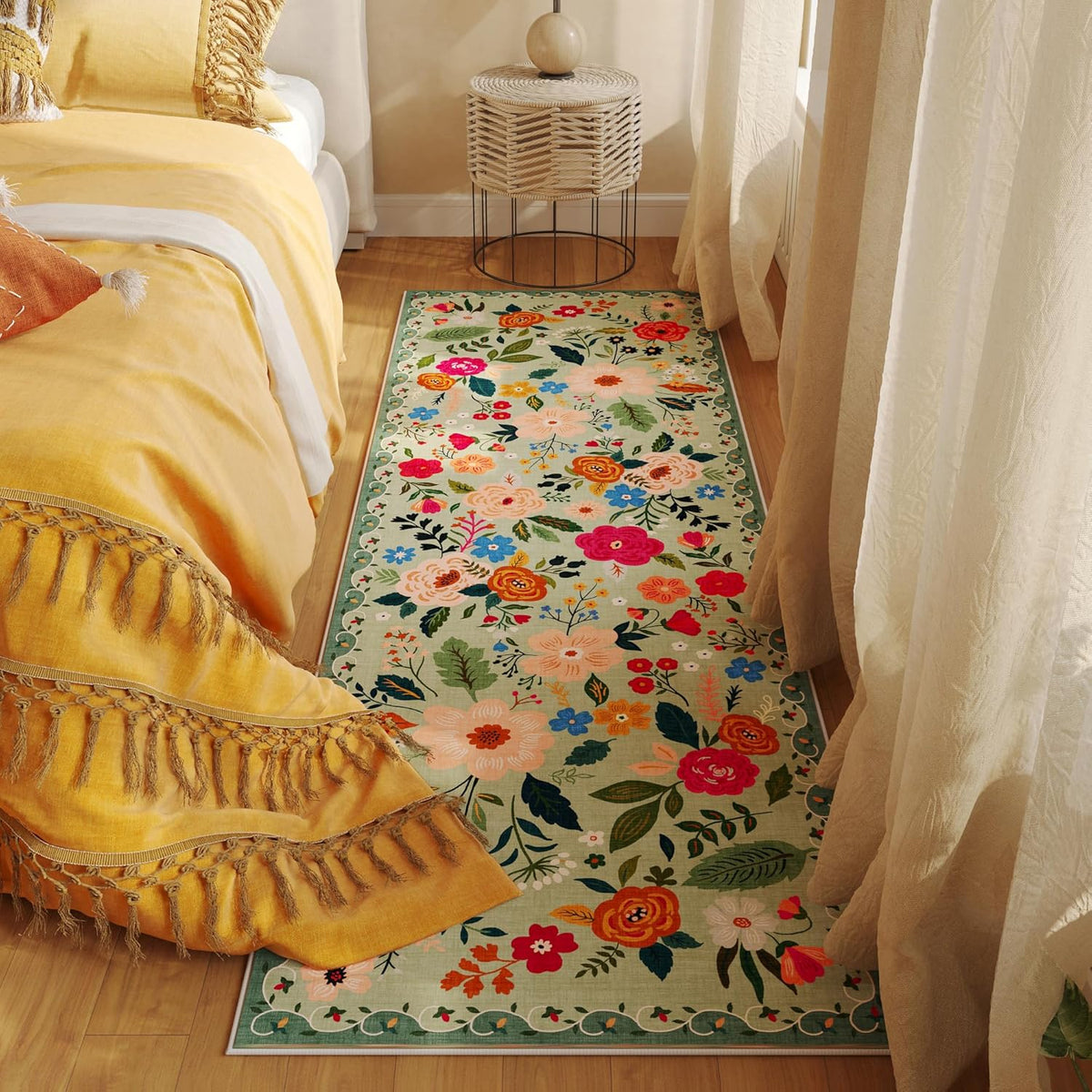 Runner Rug for Hallways Kitchen Rug Non Slip 2'6''x8' Washable Runner Rugs with Rubber Backing Soft