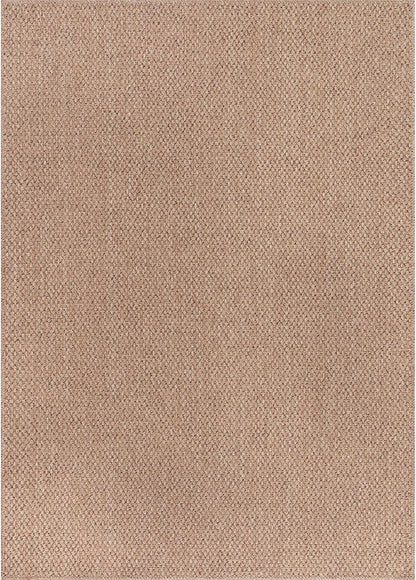 CAMILSON Easy Jute Rug 8x10, Indoor Outdoor Natural Color Farmhouse Area Rugs for Living Room Patio