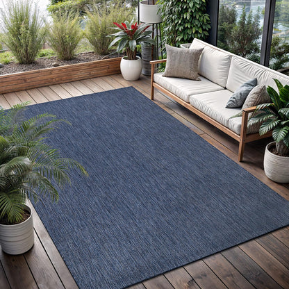Washable Indoor Outdoor Rug 10x14 Weather Resistant Area Rugs Modern Solid for Porch Deck Balcony