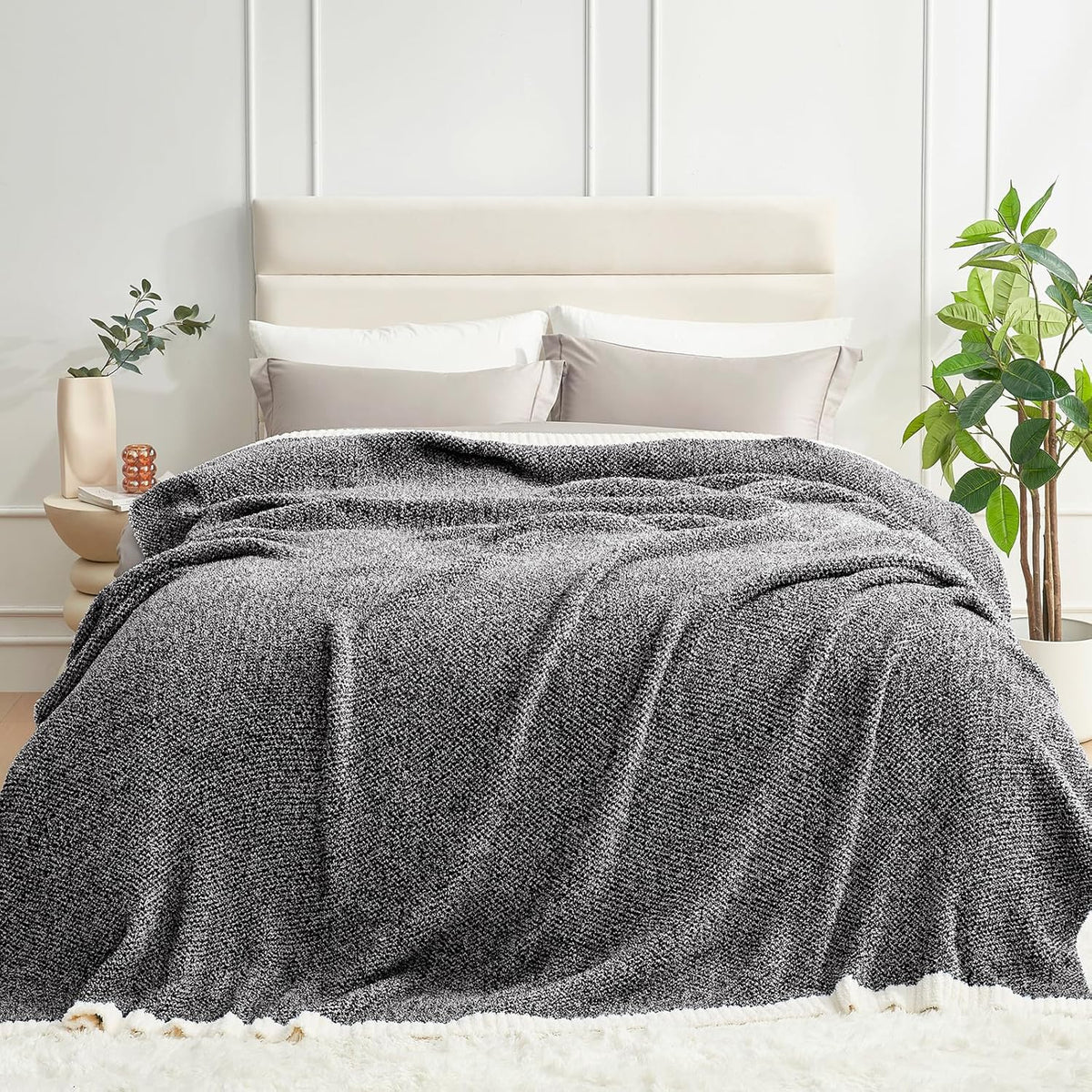 Snuggle Sac Soft Warm Bed Blanket Oversized Twin XL 66x90“, Super Soft Warm Blankets for Bed