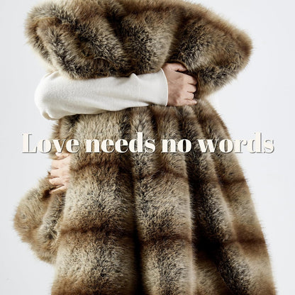 DREAMNINE Premium Luxury Fuzzy Animal Skin Faux Fur Throw Blanket 50" x 60", Double Sided Thick