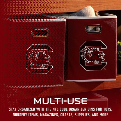 Franklin Sports NCAA Storage Bin - Cube Organizer - South Carolina
