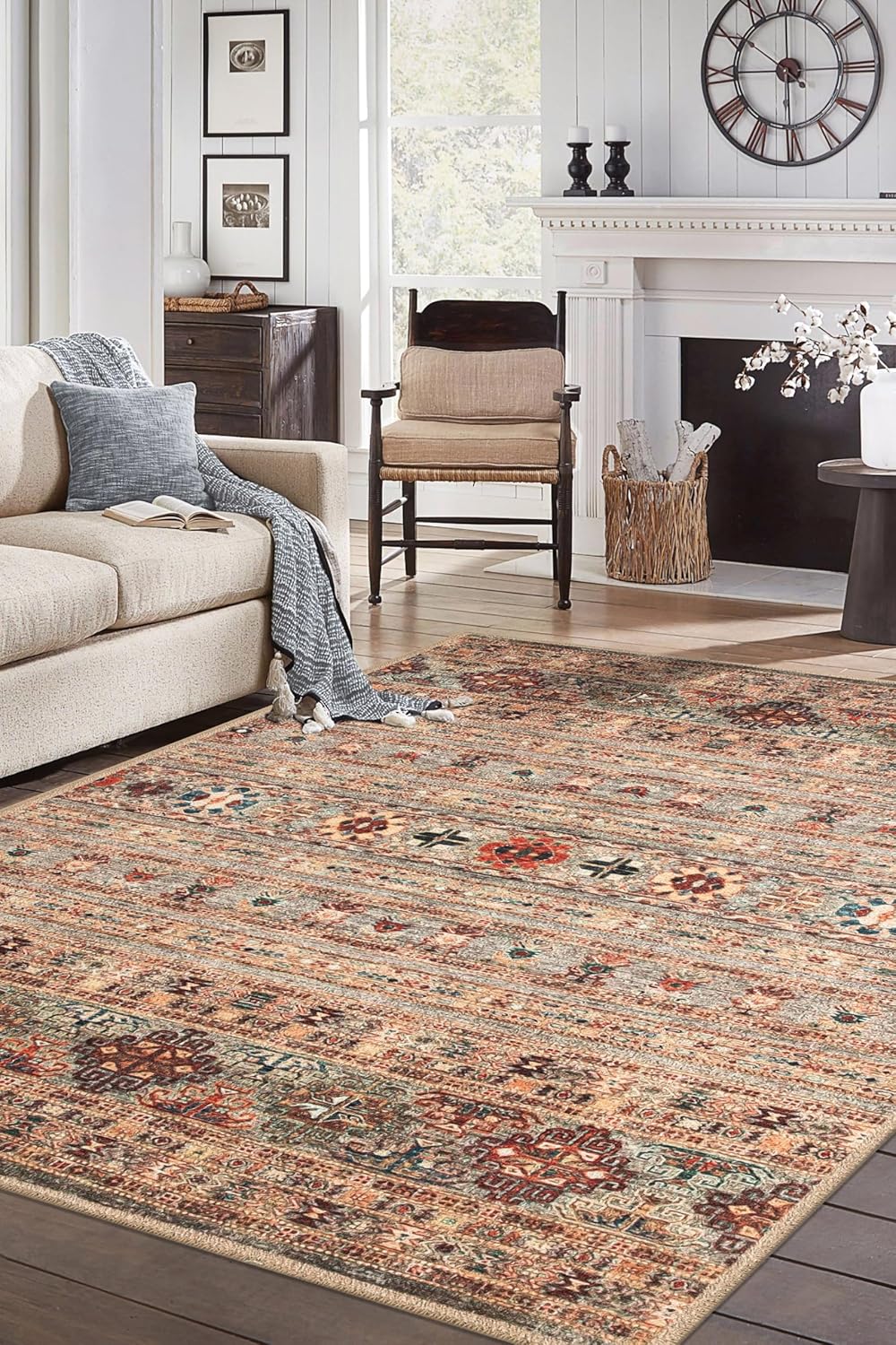 Keen Home Design 3x5 Rug - Machine Washable Entry Rug with Non-Slip Backing, Ideal for Enteryway
