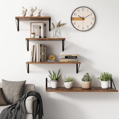 Fun Memories 40 Inch Floating Shelves, 10 Inch Deep Wall Shelf, 40 x 10 Floating Shelf Set of 2