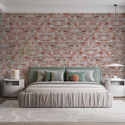 IZODEKOR 3D Wall Panels Brick Effect - Cladding, Stone Look, Styrofoam Facing for Living Room