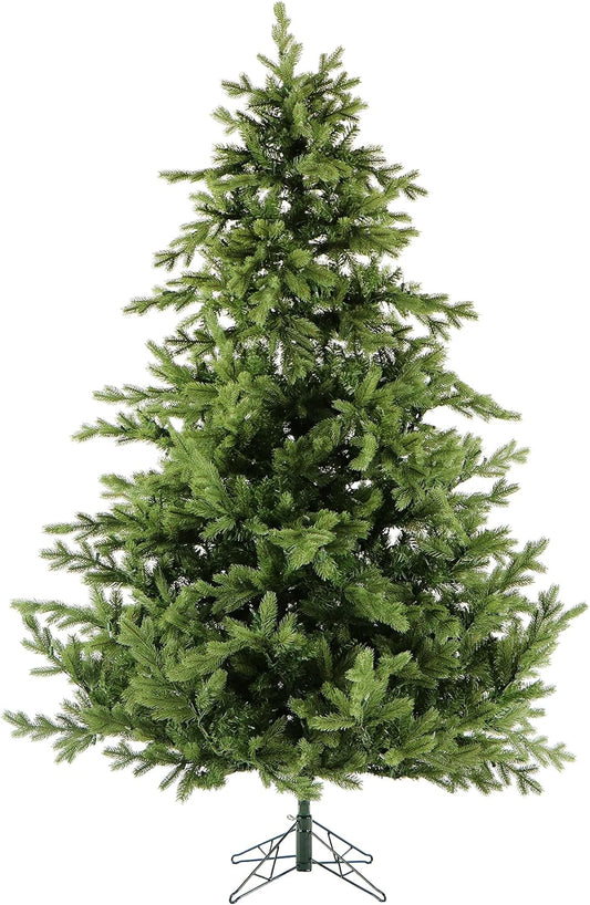 Fraser Hill Farm 9-Ft. Foxtail Pine Artificial Christmas Tree with Stand and No Lights, Unlit