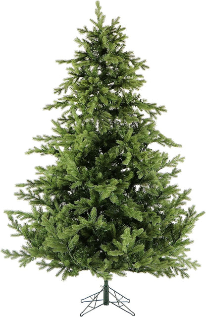 Fraser Hill Farm 12-Ft. Foxtail Pine Artificial Christmas Tree with Stand and No Lights, Unlit