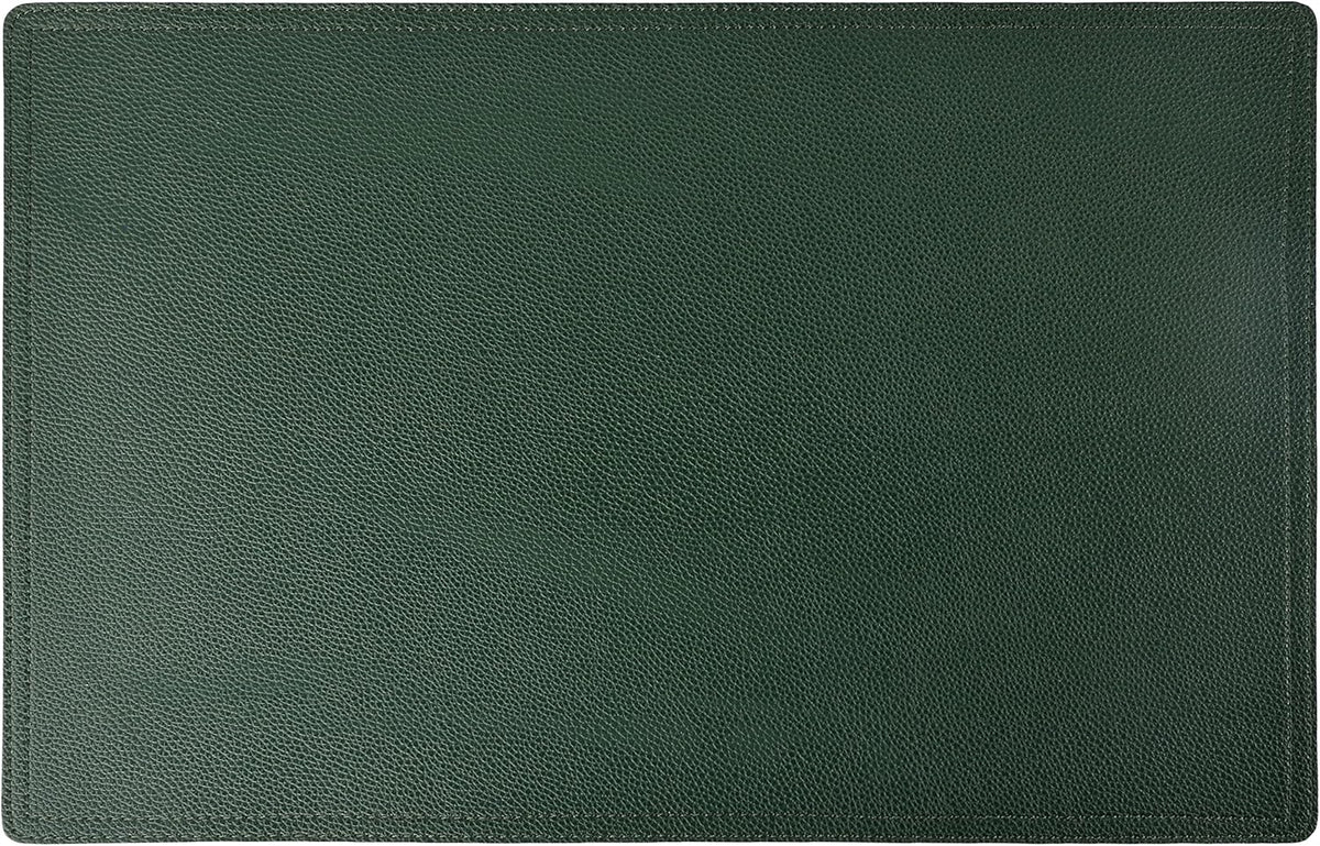 Set of 6 Faux Leather Placemats, PU Table Mats, Waterproof, Stain Resistant, Heat Resistant, Easy