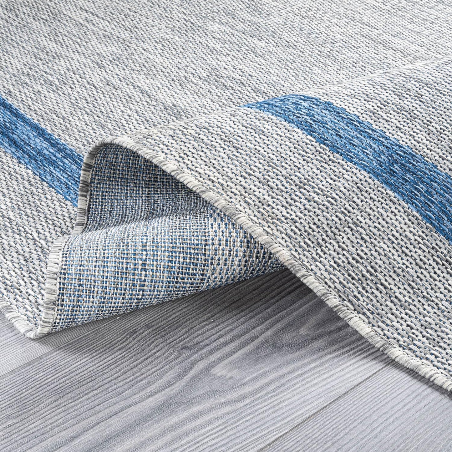 Bordered Outdoor Rug 9x12 Washable Outside Carpet for Indoor Patio Porch Waterproof Easy Cleaning