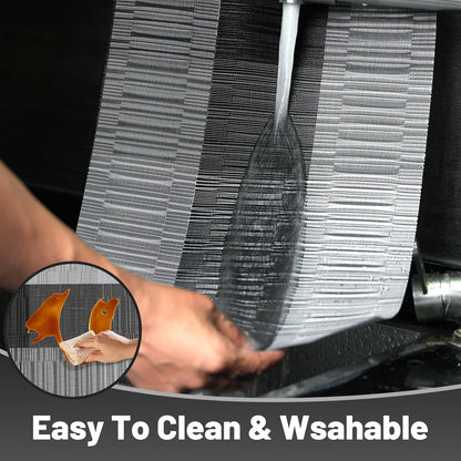 Placemats Set of 8，Non-Slip PVC Weave Table Mats Easy to Clean，Heat Resistant Place Mats for