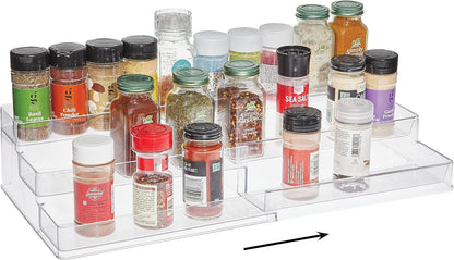 SIMPLEMADE 3-Tier Spice Rack Organizer - Versatile Storage Shelf for Kitchen, Bathroom, Bedroom &