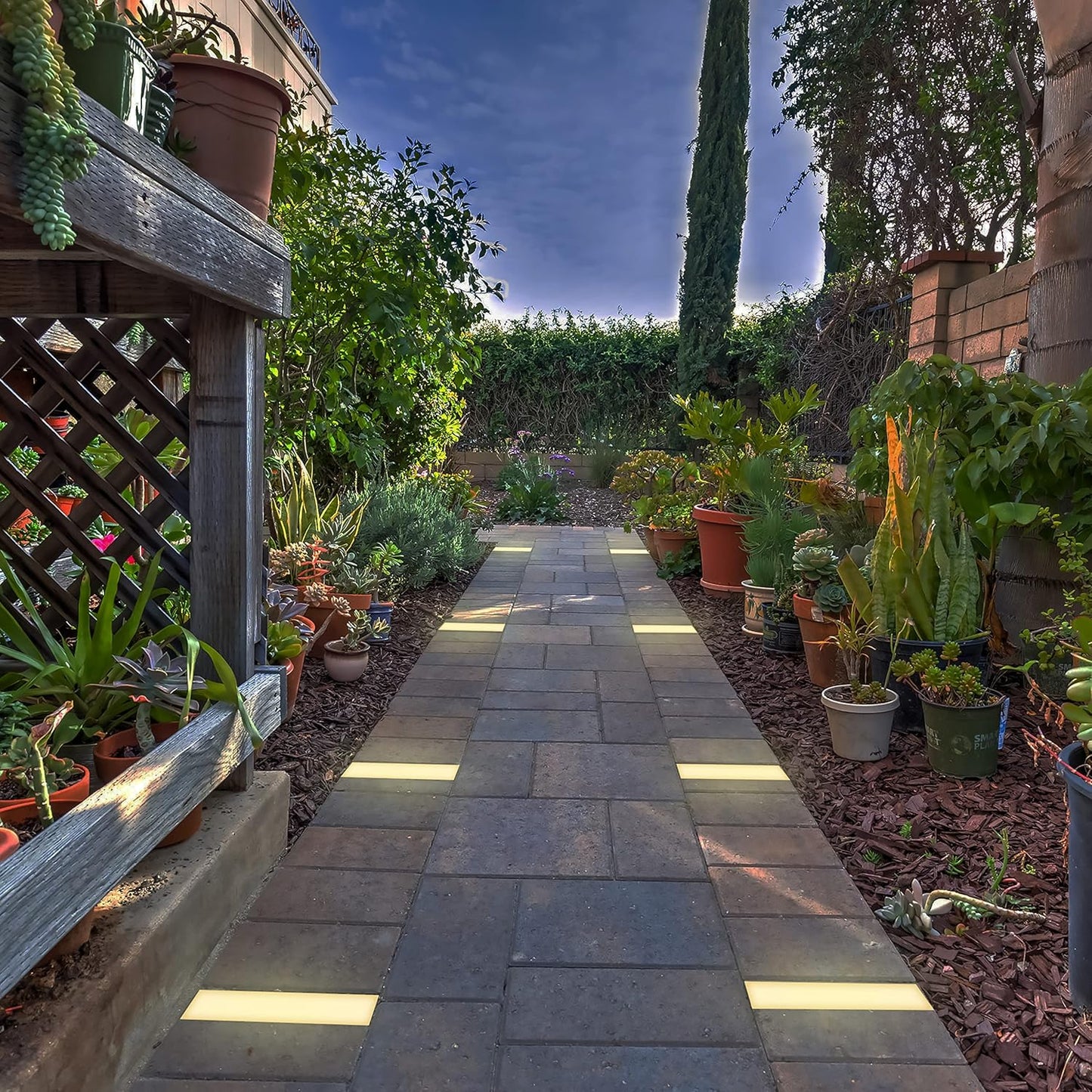 LUMENGY Paver Light 3×9 Inch (2.95 inch X 8.85 inch), Warm White Glare-Free Illumination for