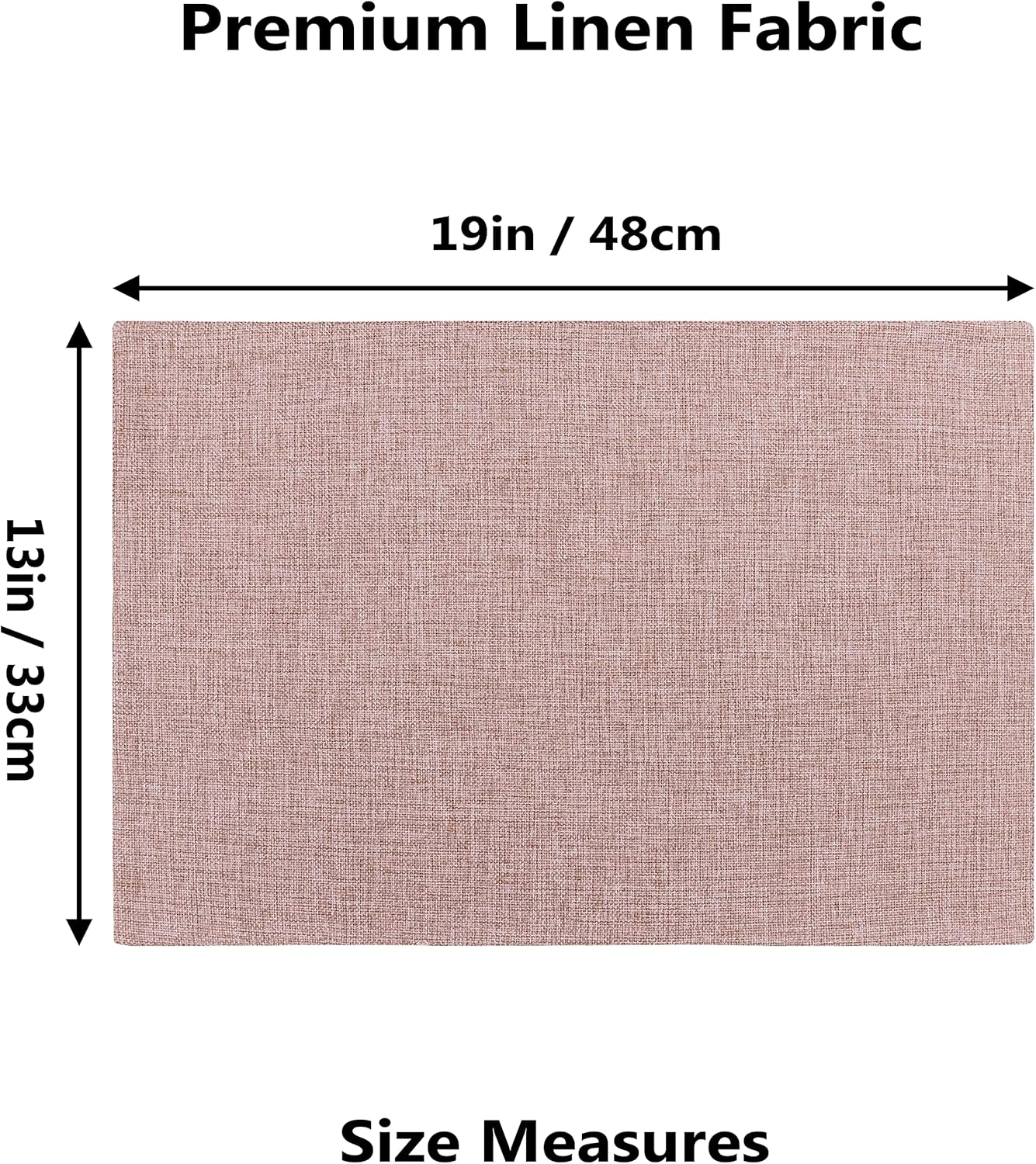 Home Brilliant Placemats Set of 8 Heat Resistant Dining Table Place Mats for Kitchen Table Party