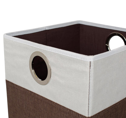 BIRDROCK HOME Folding Cloth Laundry Hamper with Handles - Dirty Clothes Sorter - Easy Storage