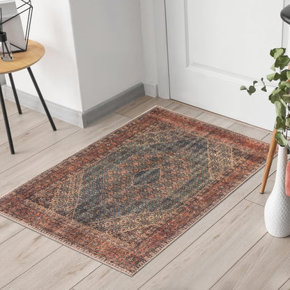 Keen Home Design 2x3 Rug - Machine Washable Entry Rug with Non-Slip Backing, Ideal for Enteryway