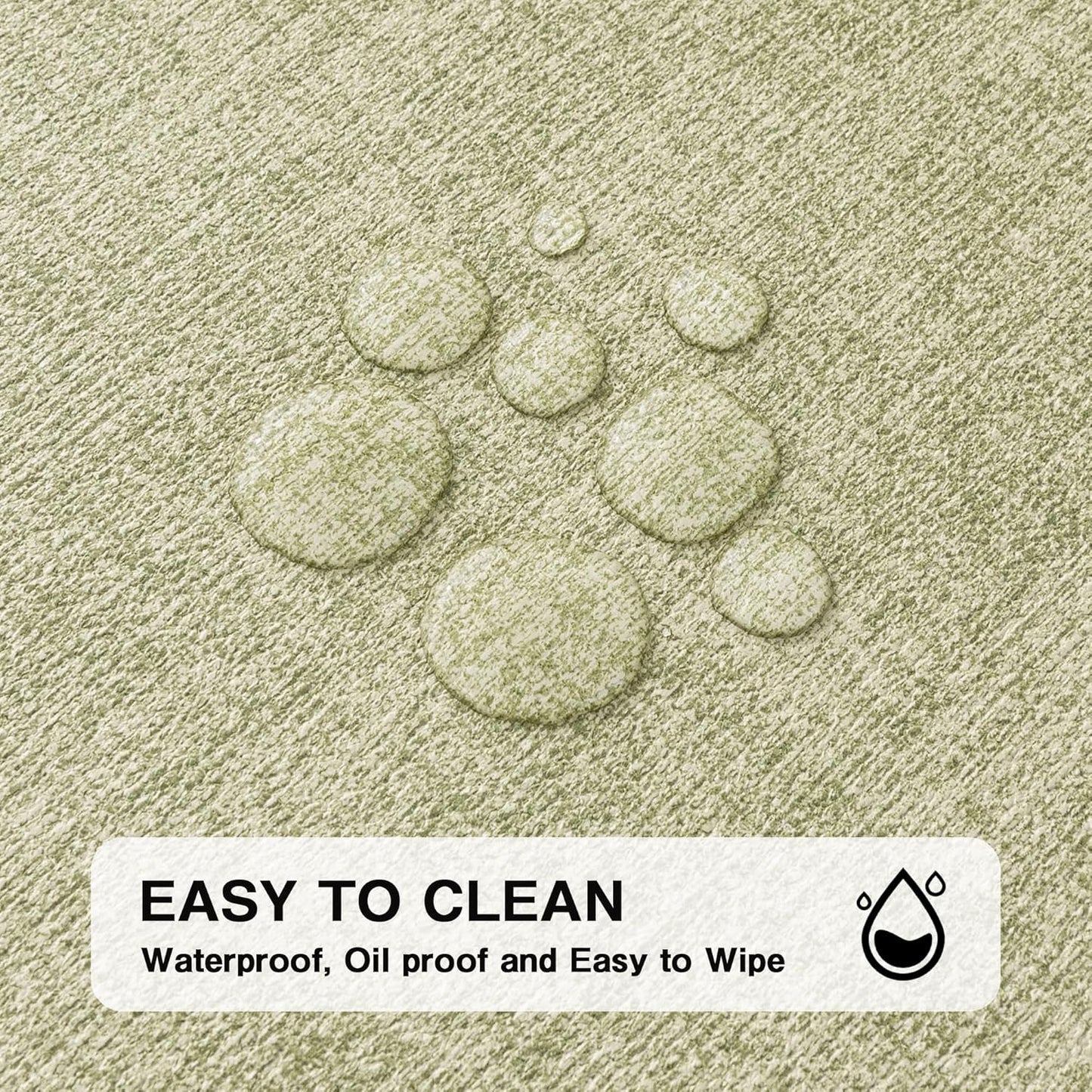 Chrysameld Vinyl Placemats Set of 4 - Faux Leather 100% Waterproof Oil-Proof Wipeable PU Place