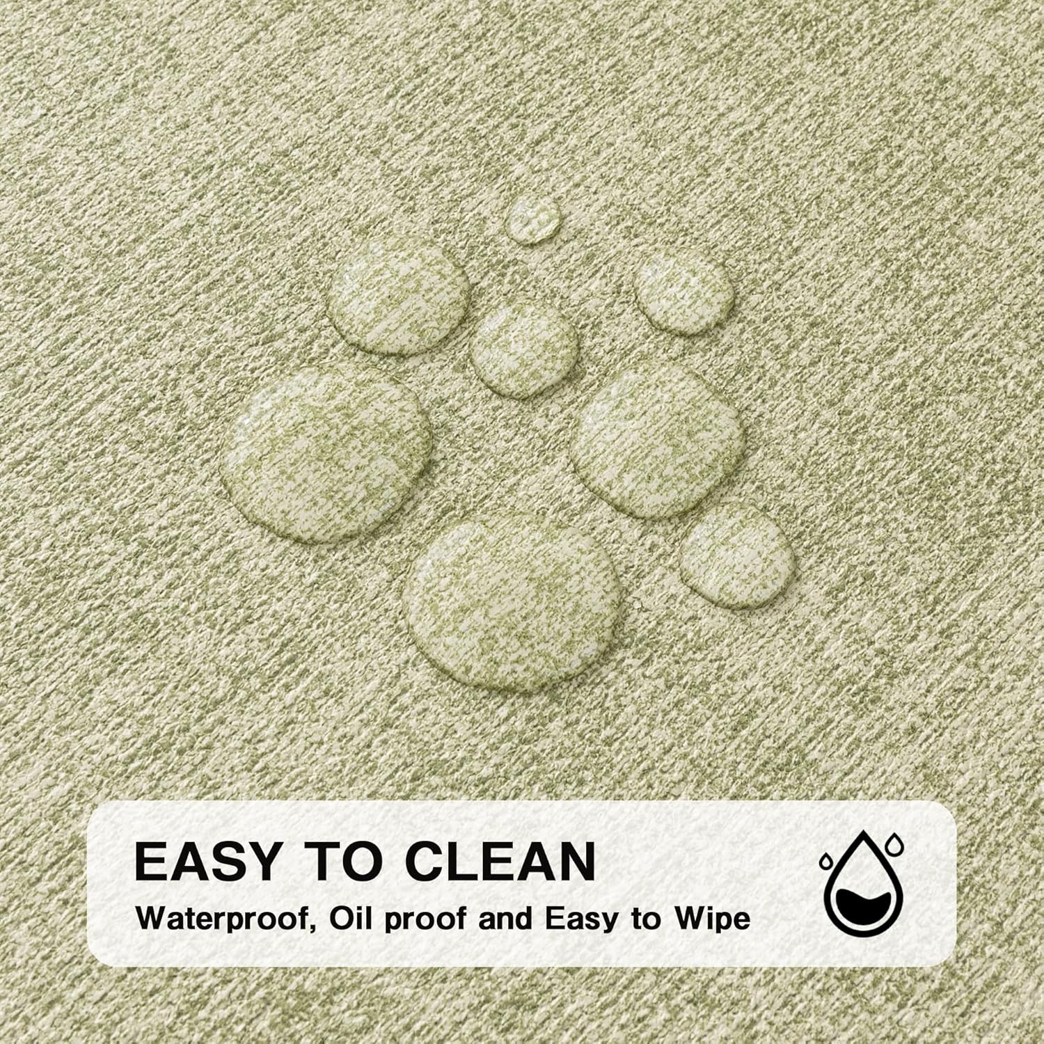 Chrysameld Vinyl Placemats Set of 4 - Faux Leather 100% Waterproof Oil-Proof Wipeable PU Place