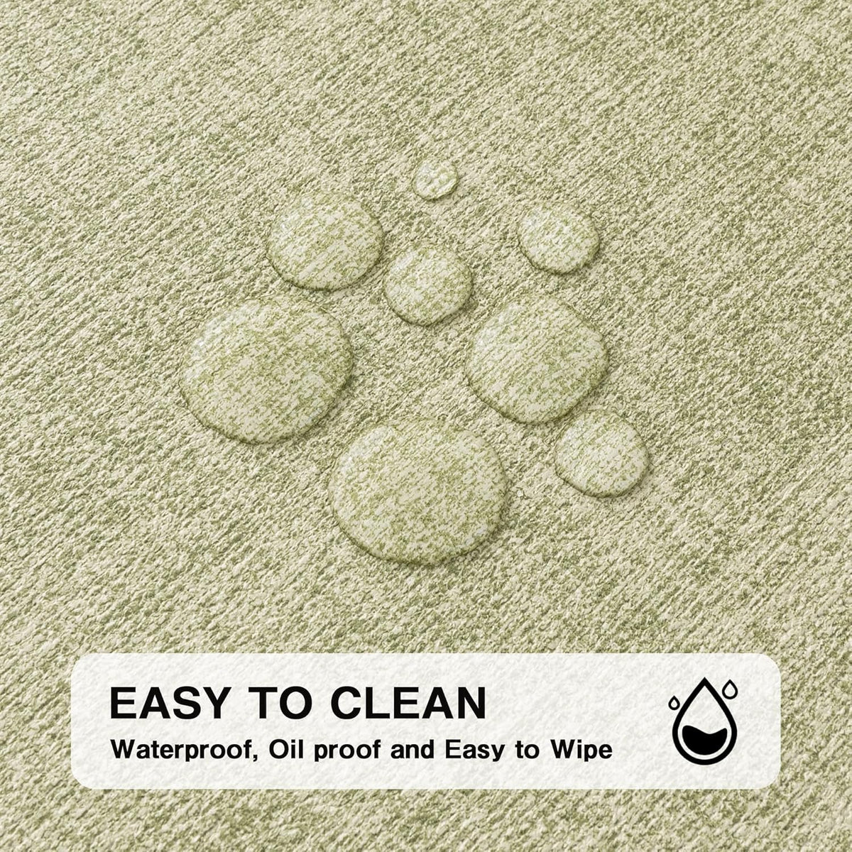 Chrysameld Vinyl Placemats Set of 6 - Faux Leather 100% Waterproof Oil-Proof Wipeable PU Place