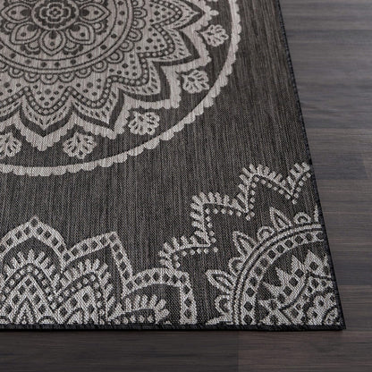 CAMILSON Outdoor Rug 8x10 Modern Area Rugs for Indoor and Outdoor Patios and Porches - Waterproof