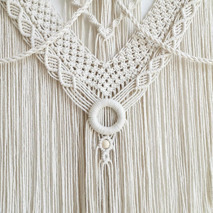 Achart Macrame Wall Hanging Large- Boho Wall Decor- large wall art- Wall Decor Living Room- Macrame