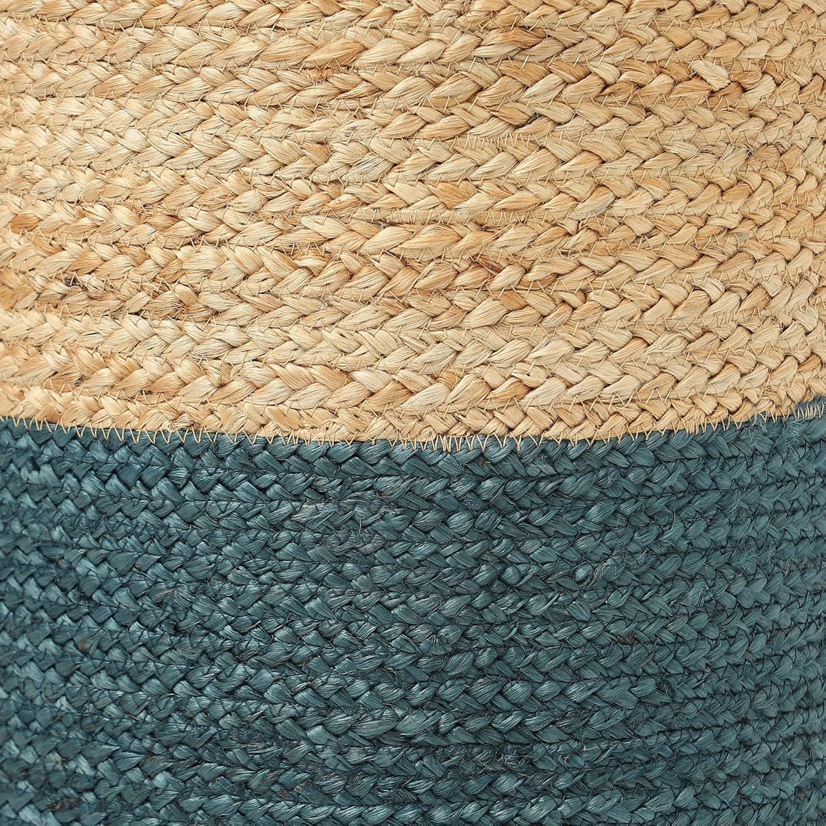 REDEARTH · Cylindrical Pouf Foot Stool Ottoman - Jute Braided Pouffe Poof Accent Sitting Footrest
