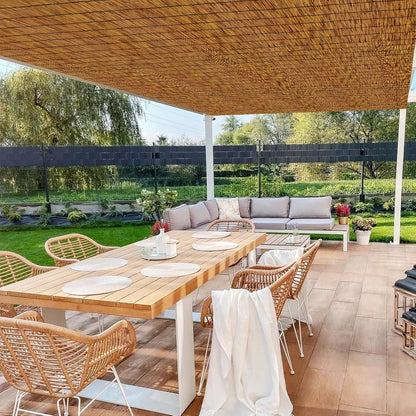 Reed Fencing Rolls,Bamboo Screens Outdoor for Patio,6 Feet High,Suitable for Patio Garden Balcony