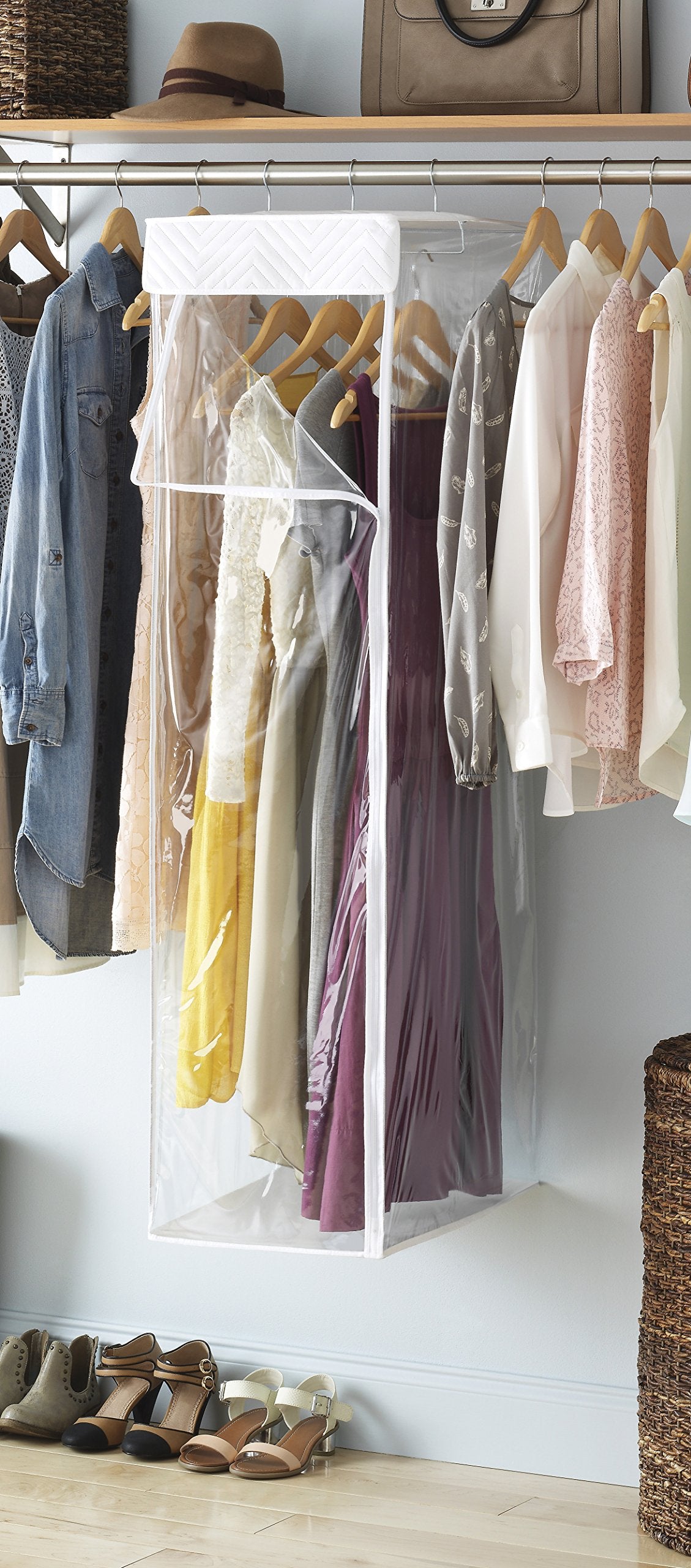 Whitmor Hanging Garment Bag - Closet Organizer