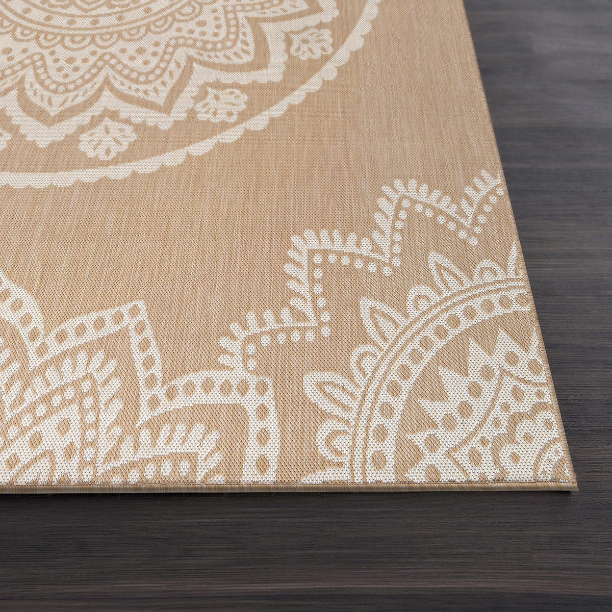 CAMILSON Outdoor Rug 8x10 Modern Area Rugs for Indoor and Outdoor Patios and Porches - Waterproof