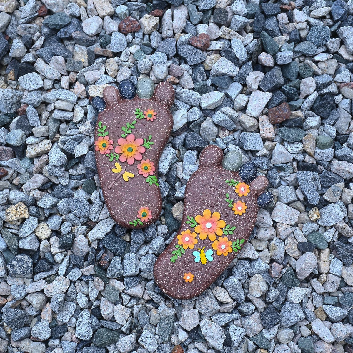 Stepping Stones Outdoor - Garden Decorative Stones for Patio, Deck, Garden or Sidewalk Home Decor