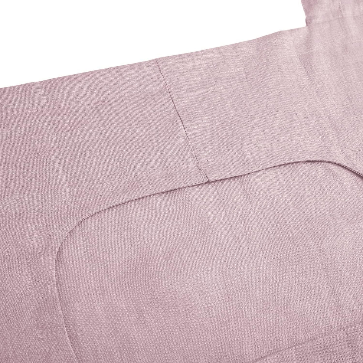 Amazhiyu 100% Linen Door Hanging Laundry Hamper Bag, 19x27 Inches Pink