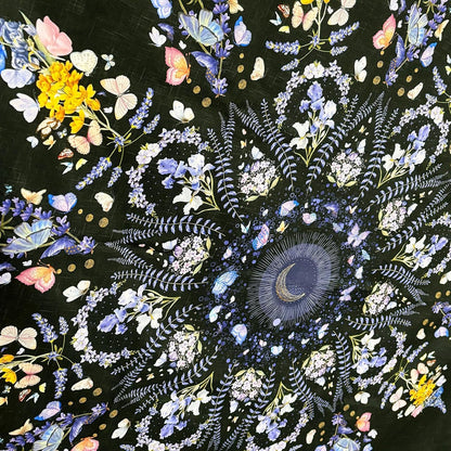 Damanse Floral Tapestry Wall Hanging Cute,Boho Wall Tapestry for Bedroom Aesthetic,Mandala Living