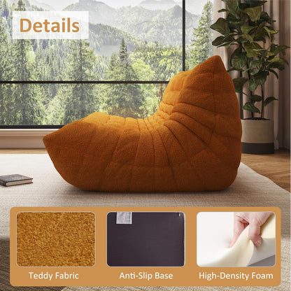 Bean Bag Chair, Oversized Bean Bag Chair for Living Room, Fireside Chair for Adults with Memory