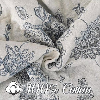 MSGKV Boho Throw Blanket for Couch Sofa Bed Decor, 100% Cotton Blankets Warm Versatile KnitWoven
