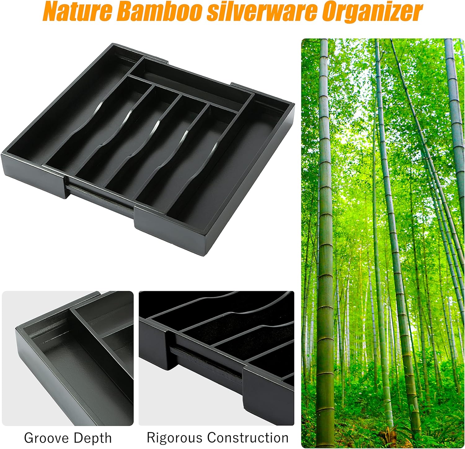 Kitchen Silverware Drawer Organizer and Storage Kitchen Gadgets Best Sellers 2025 First Apartment