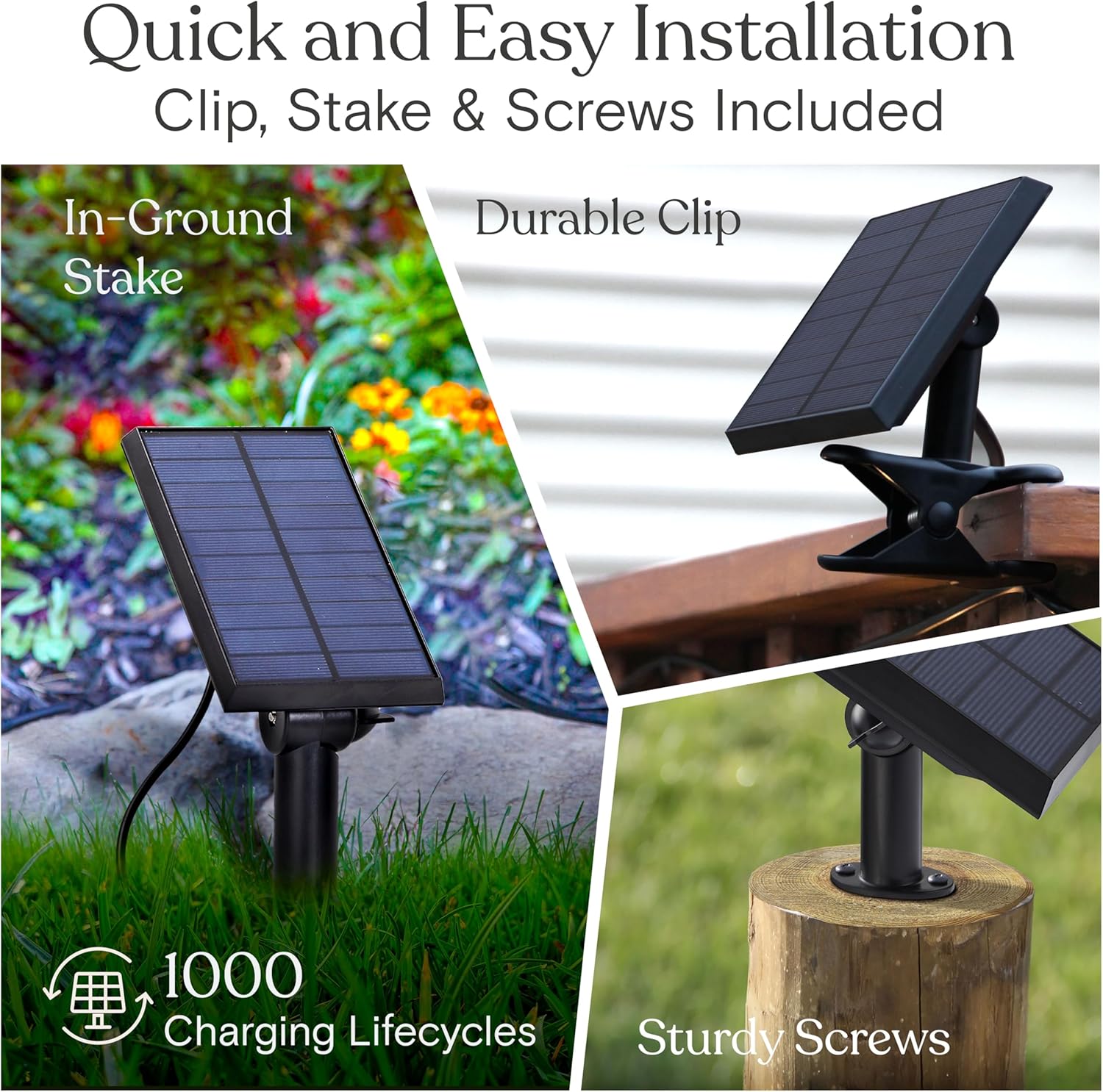 Brightech Ambience Pro Solar Powered Outdoor String Lights, 48 ft Commercial Grade Waterproof Patio
