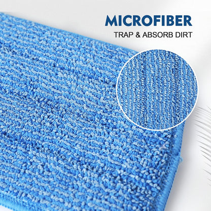 3 Pack Microfiber Mop Pads, Mop Replacement Pads Refills Floor Spray Mop Pads Wet Moping Pads