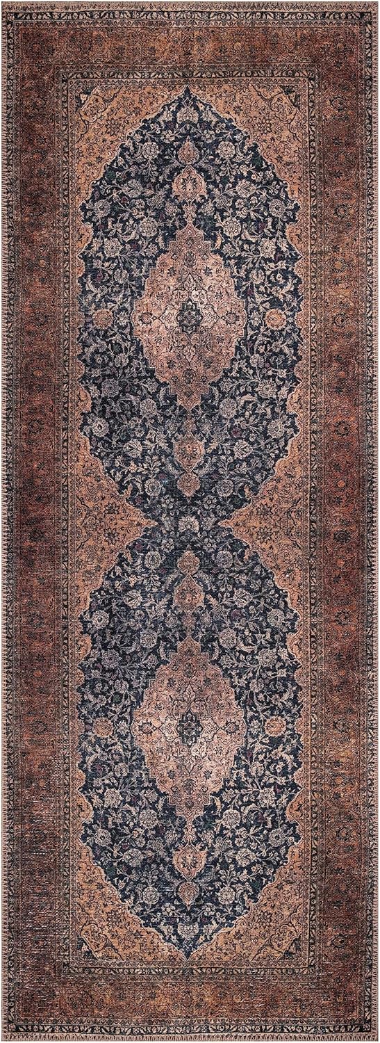 Keen Home Design 2x10 Rug - Machine Washable Runner Rug with Non-Slip Backing, Ideal for Hallway