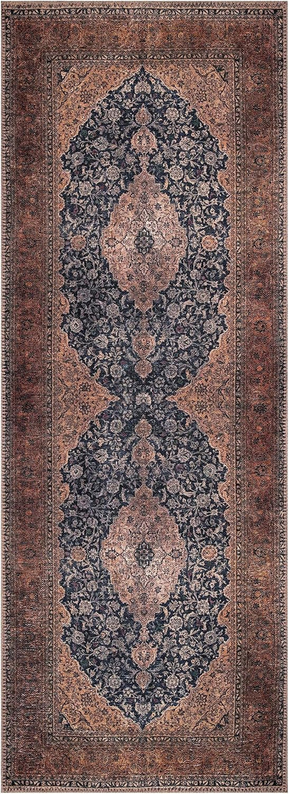 Keen Home Design 2x12 Rug - Machine Washable Runner Rug with Non-Slip Backing, Ideal for Hallway