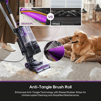Eureka FlexReach Powerful Upright Vacuum Cleaner for Carpet and Hard Floor, Lift-Away Vacuum with