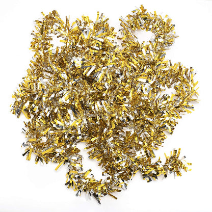 Anderson's Gold & Silver Metallic Tinsel Twist for Trailer Or Golf Cart, 4 inches Wide x 25 ft