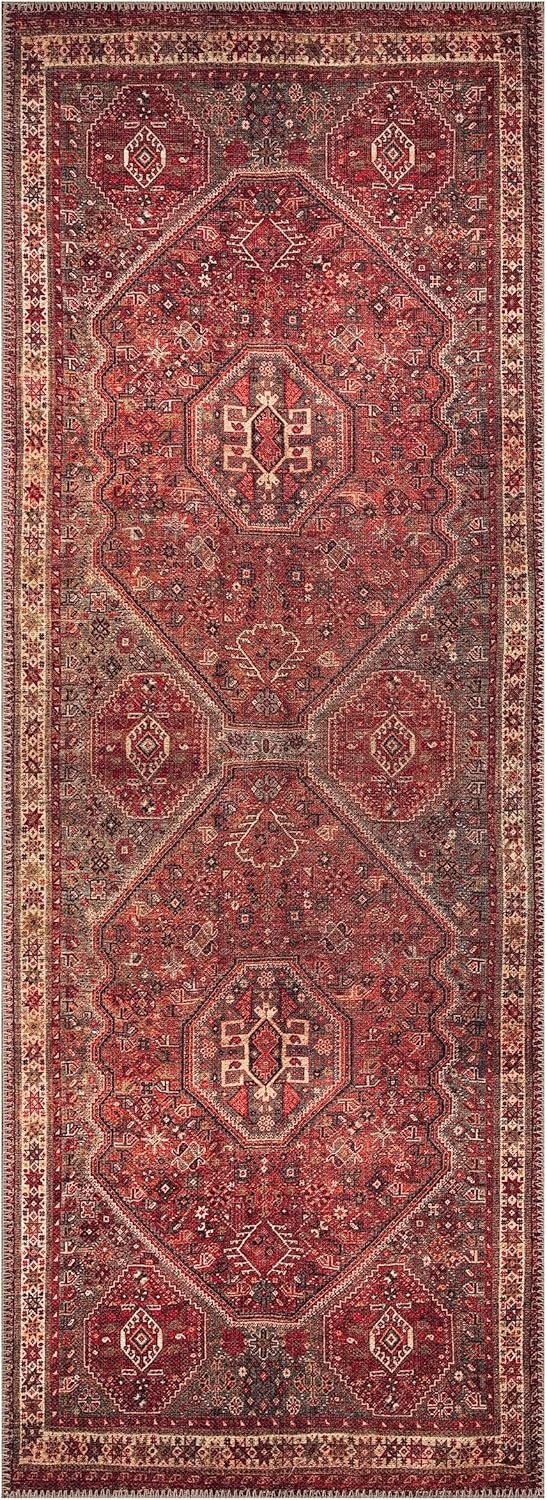 Keen Home Design 2x10 Rug - Machine Washable Runner Rug with Non-Slip Backing, Ideal for Hallway