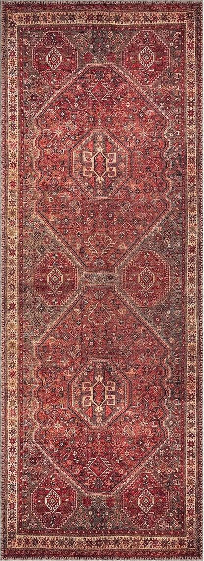 Keen Home Design 2x7 Rug - Machine Washable Runner Rug with Non-Slip Backing, Ideal for Hallway