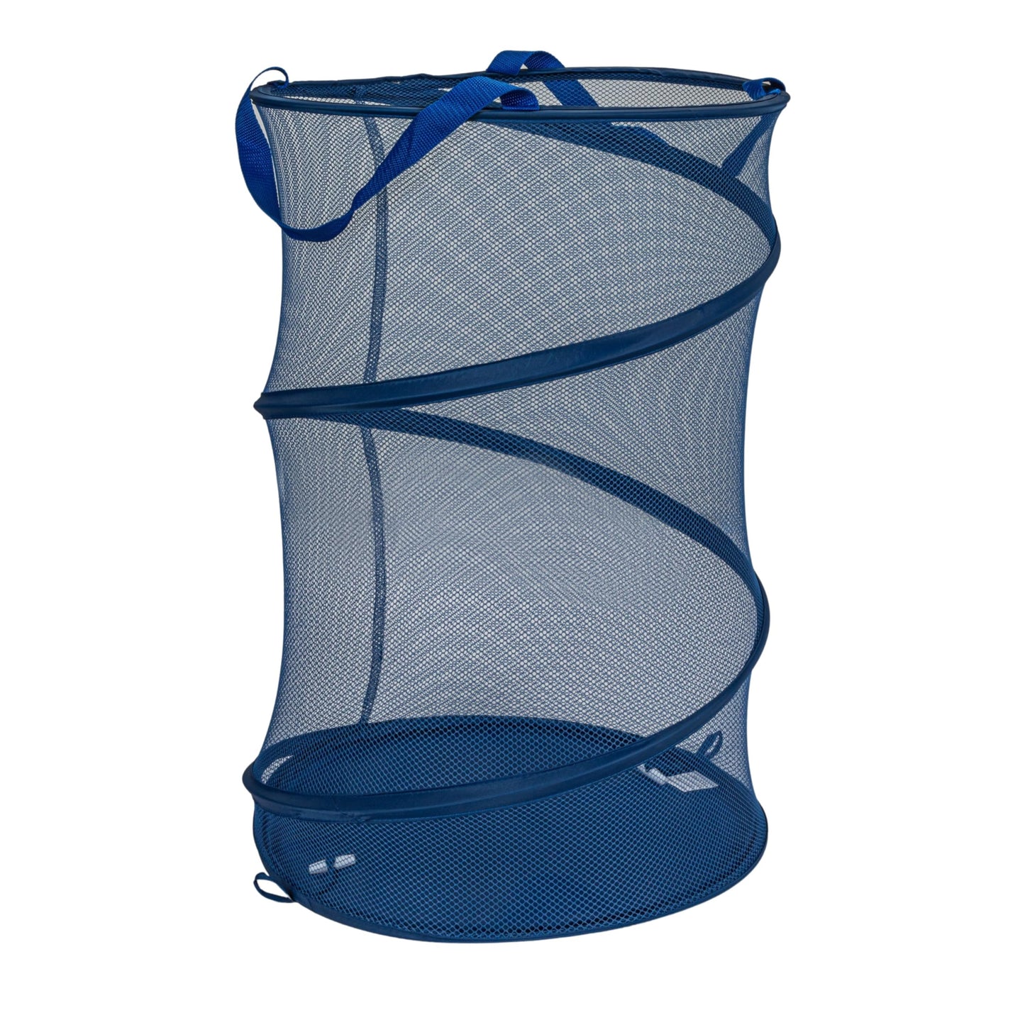 Household Essentials Pop-Up Mesh Laundry Hamper, Blue