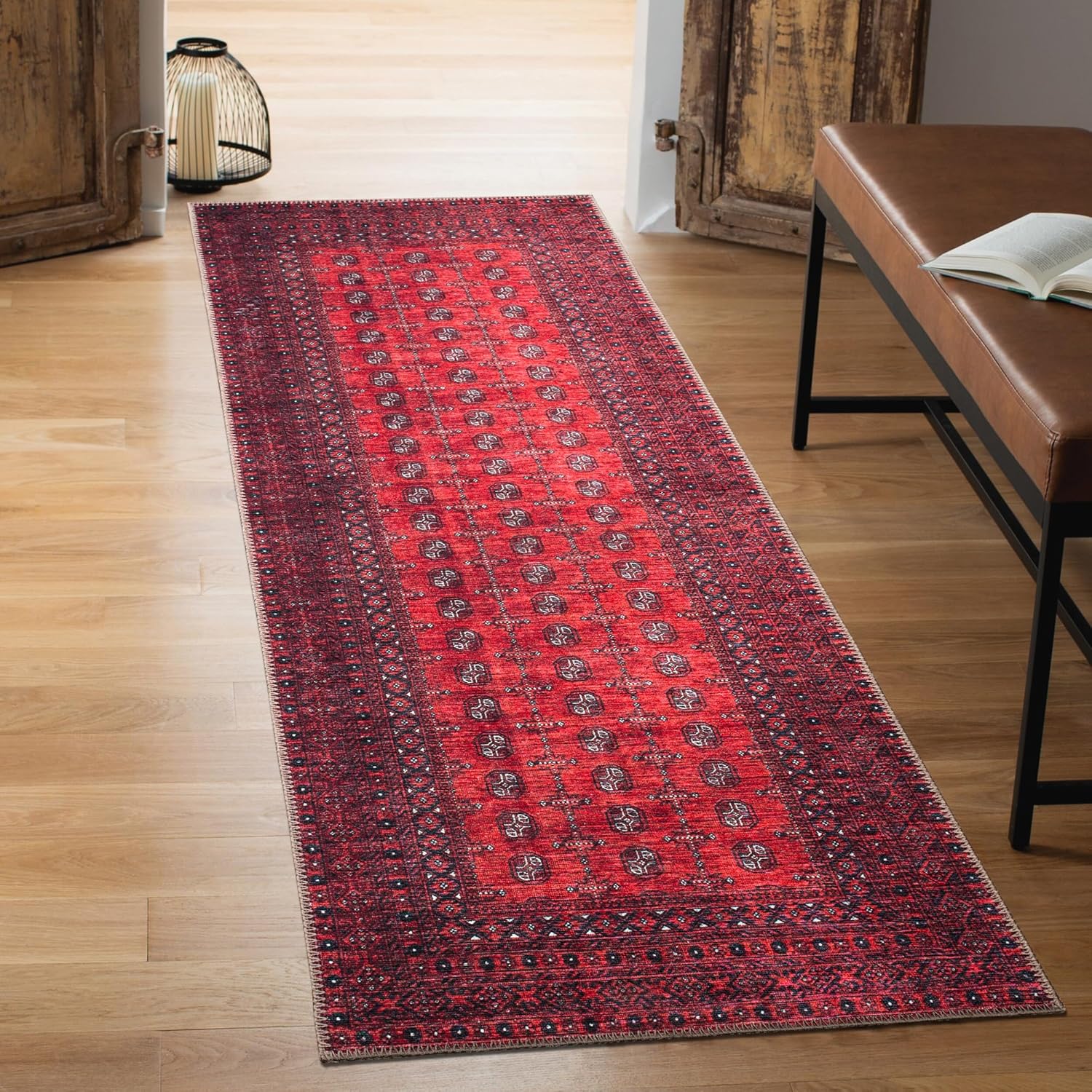 Keen Home Design 2x7 Rug - Machine Washable Runner Rug with Non-Slip Backing, Ideal for Hallway