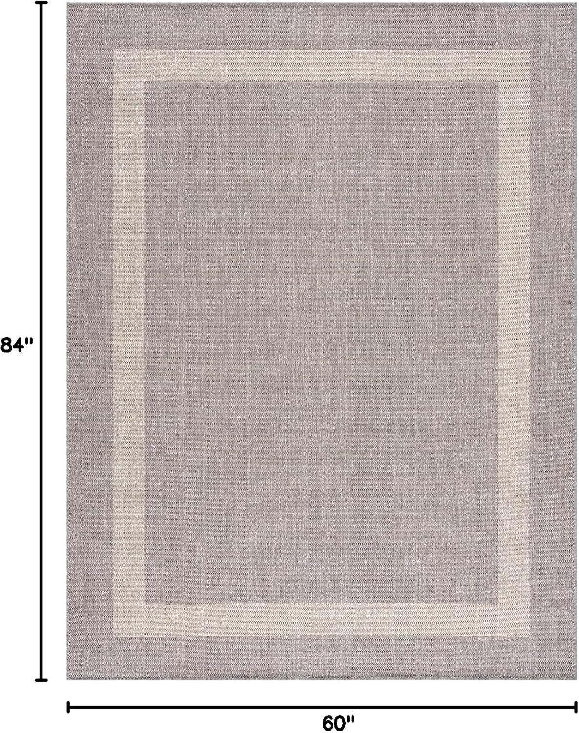 CAMILSON Outdoor Rug 5x7,Modern Outside Rugs for Patios Porches Waterproof Durable Washable